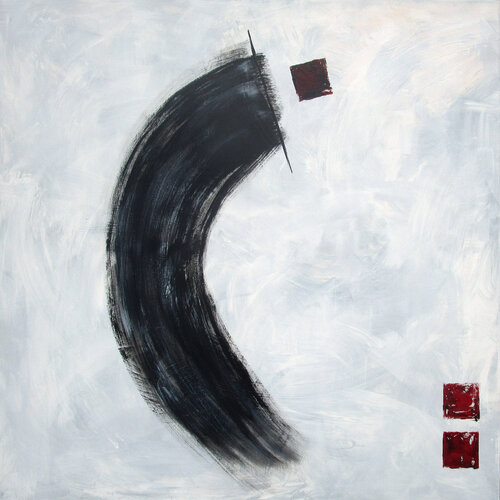 red 6 by Kerstin Franz, Painting for Sale on Select