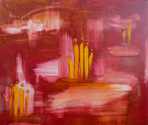 Erleben 5 by Kerstin Franz, Painting for Sale on Select
