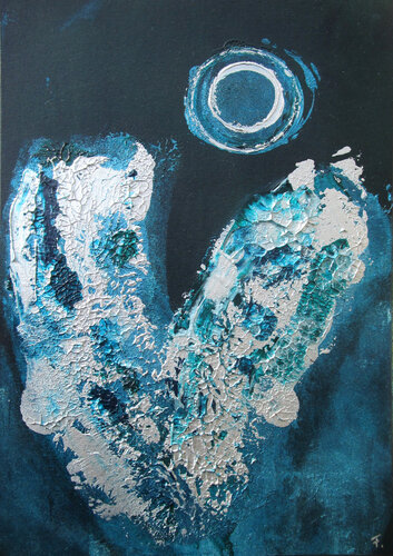 Engel des Mutes 4 / Angel of Courage 4 by Kerstin Franz, Painting for Sale on Select