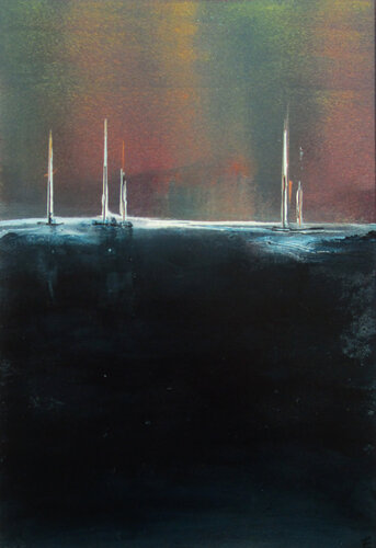 Sea 4 by Kerstin Franz, Painting for Sale on Select