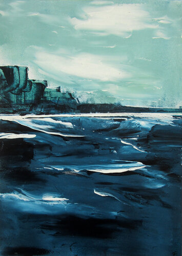 Meeresträume 4 by Kerstin Franz, Painting for Sale on Select