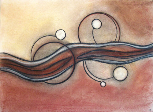 Circles 2 by Kerstin Franz, Painting for Sale on Select