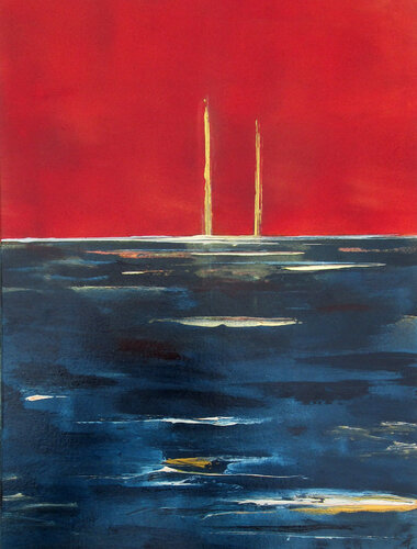 Sea 13 by Kerstin Franz, Painting for Sale on Select