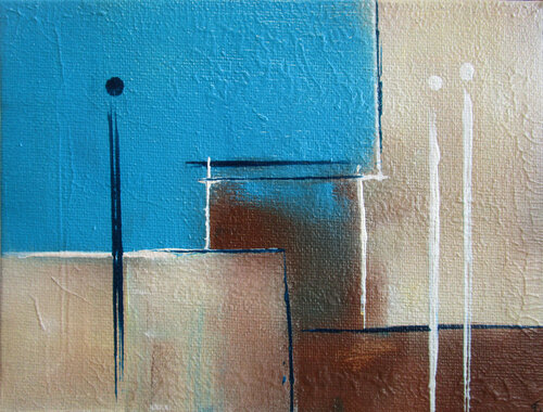 Together 11 by Kerstin Franz, Painting for Sale on Select