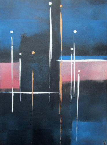 colorfield life 14 by Kerstin Franz, Painting for Sale on Select