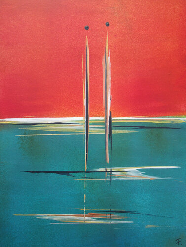 colorfield life 12 by Kerstin Franz, Painting for Sale on Select