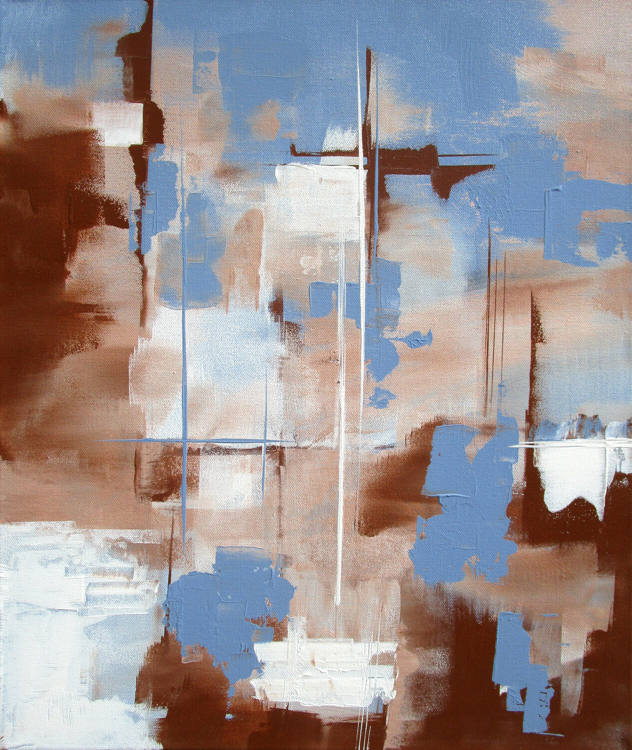 Farbgespräche 1 Kerstin Franz Original painting for sale