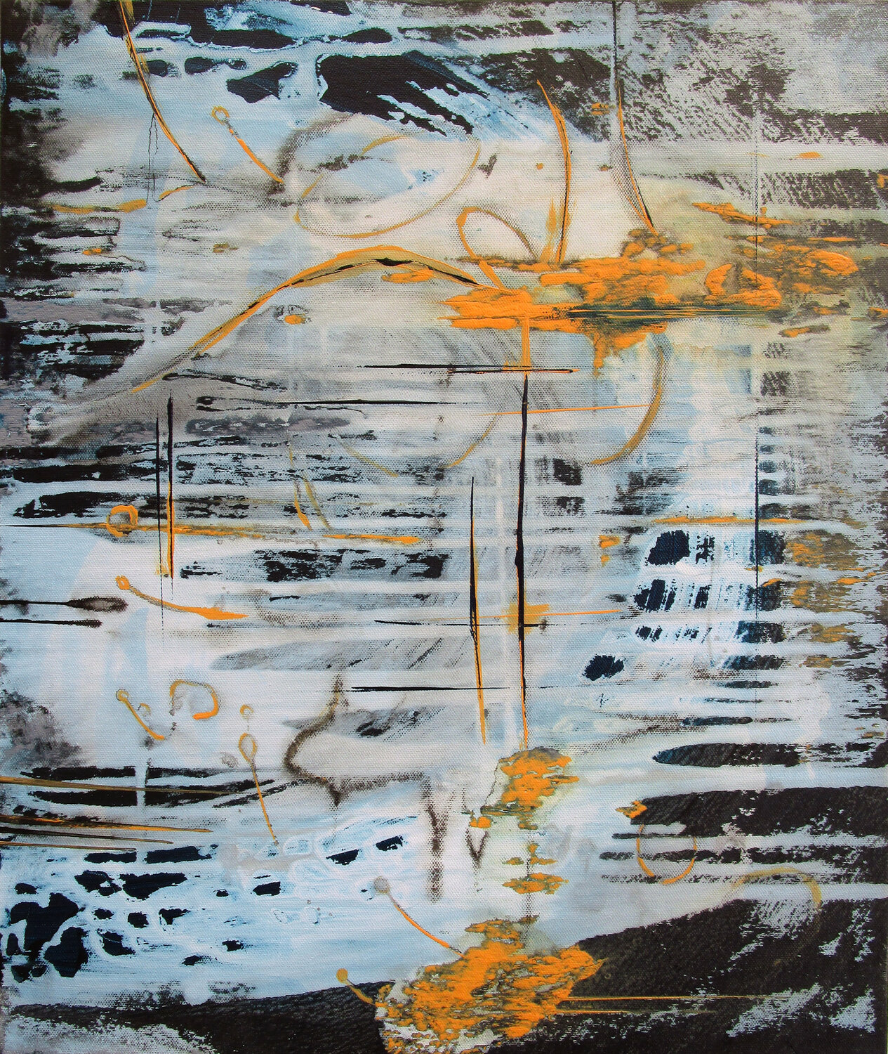 Farbgespräche 3 Kerstin Franz Original painting for sale