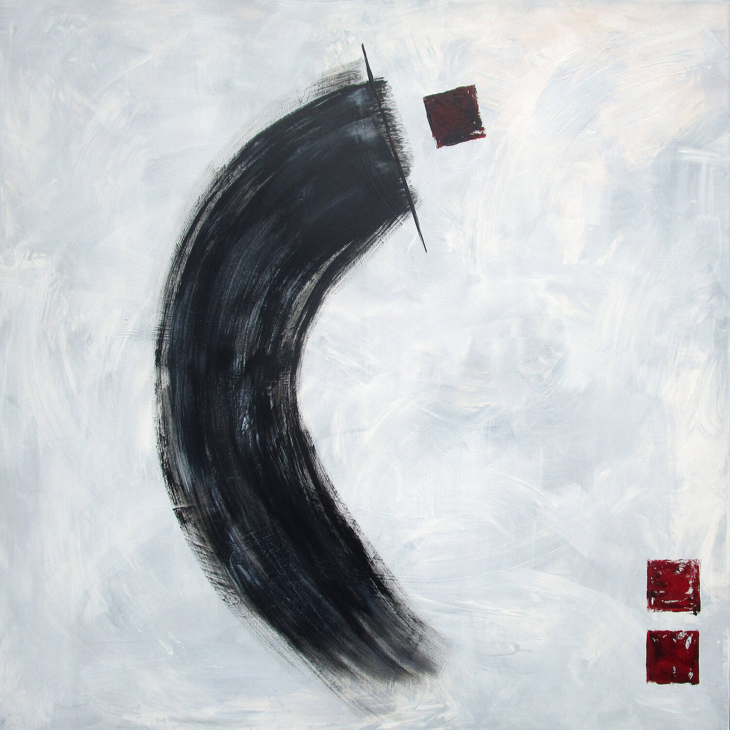 red 6 Kerstin Franz Original painting for sale