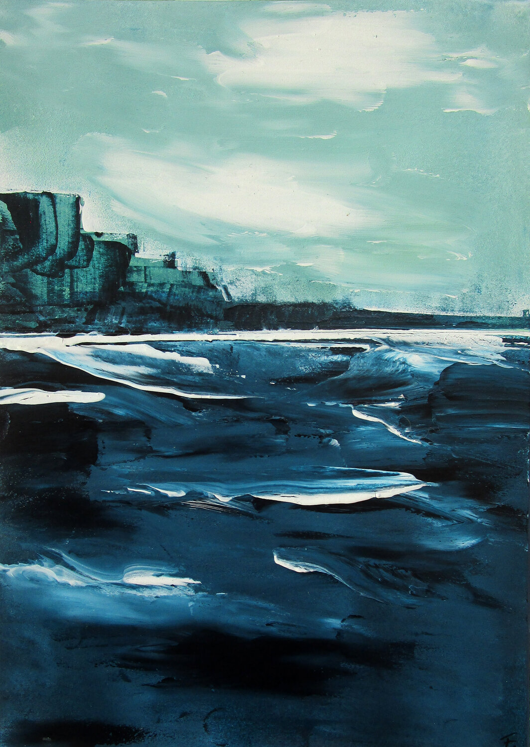 Meeresträume 4 Kerstin Franz Original painting for sale