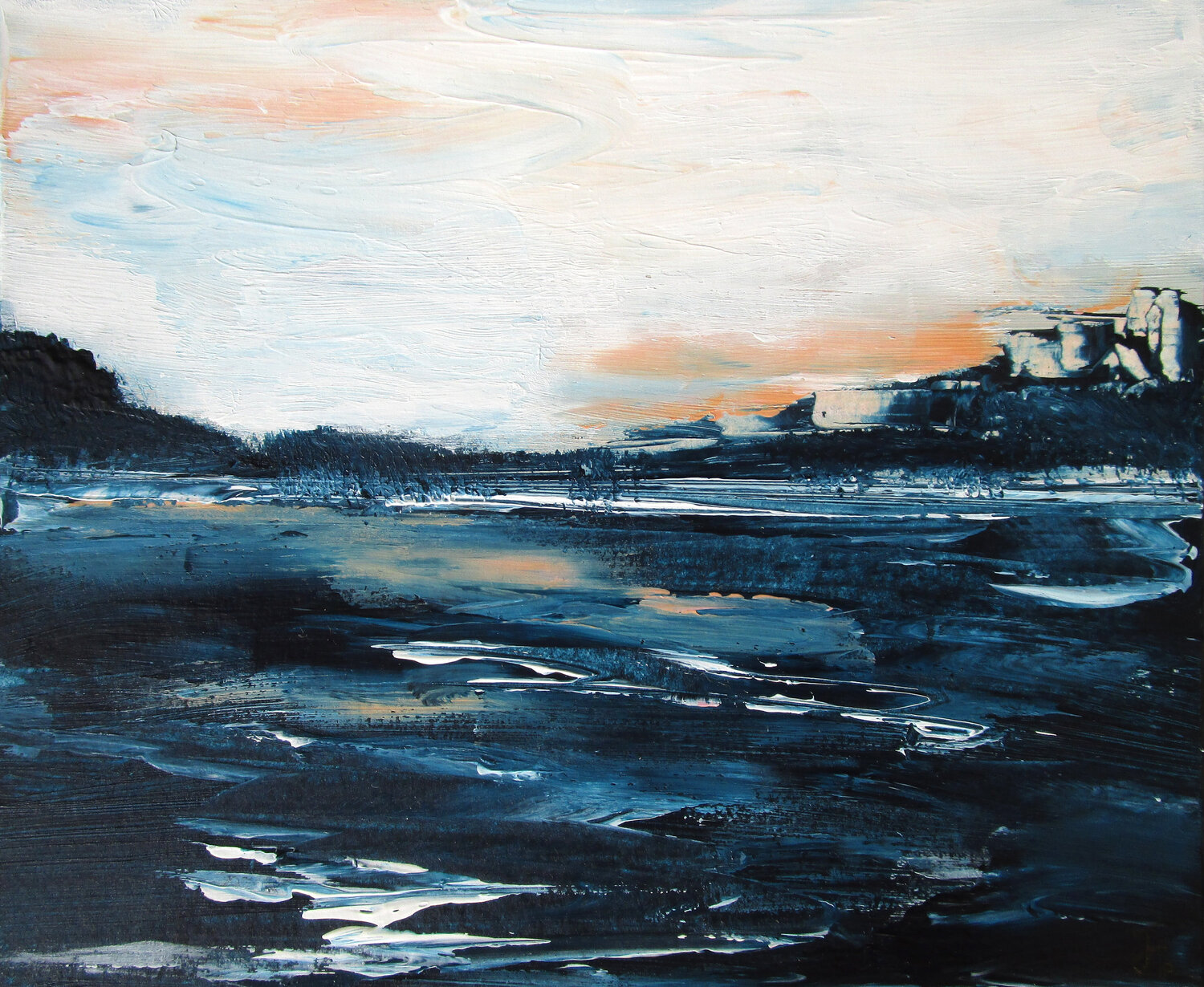 Sea 1 Kerstin Franz Original painting for sale