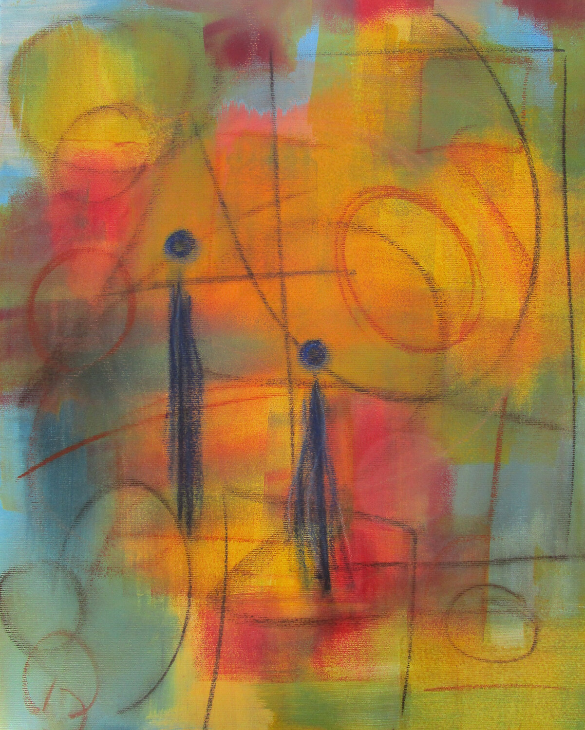 Together 7 Kerstin Franz Original painting for sale