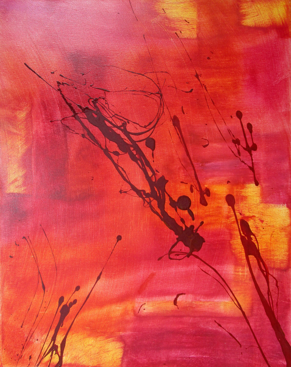 Herbstspaziergang Kerstin Franz Original painting for sale
