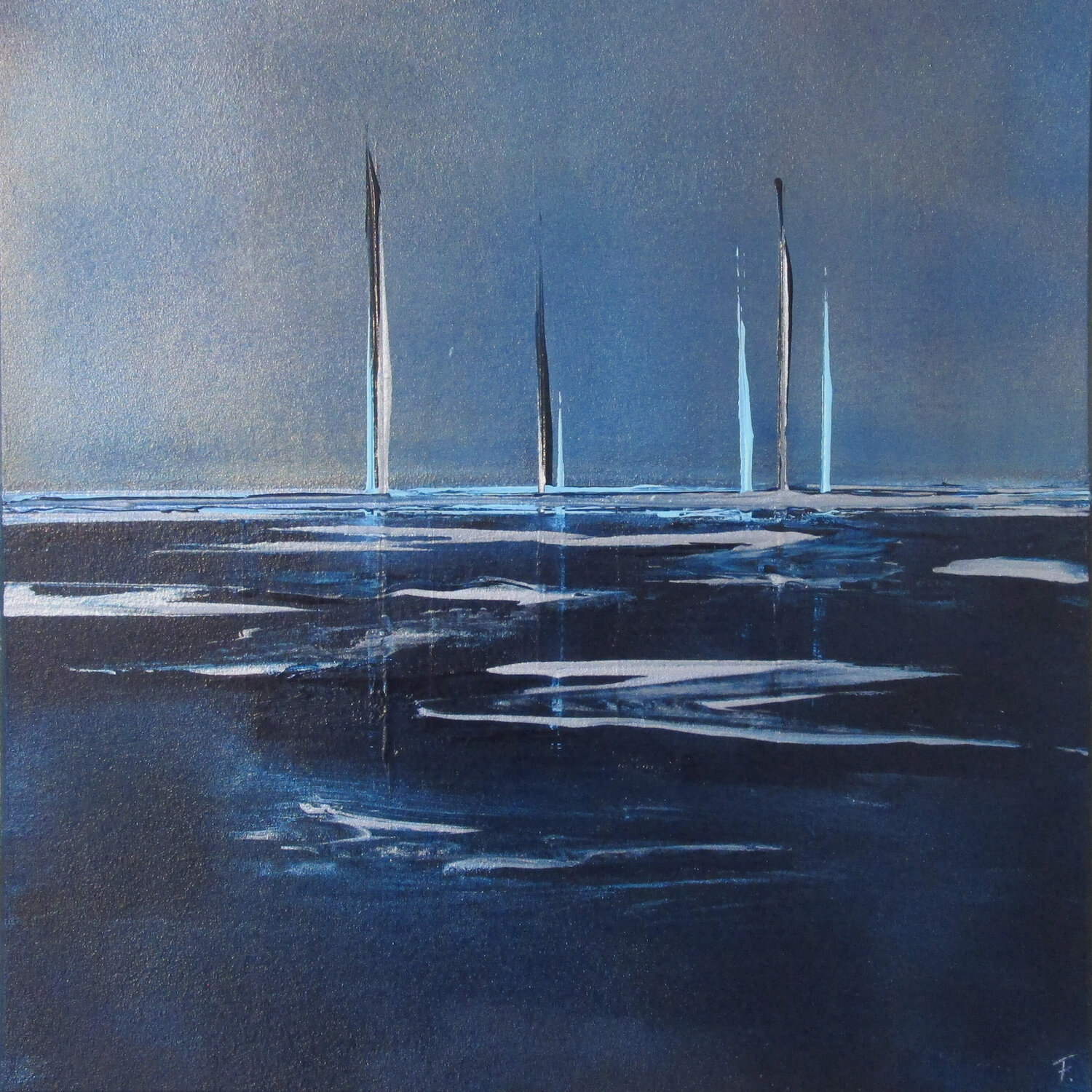 Moonlight 2 Kerstin Franz Original painting for sale