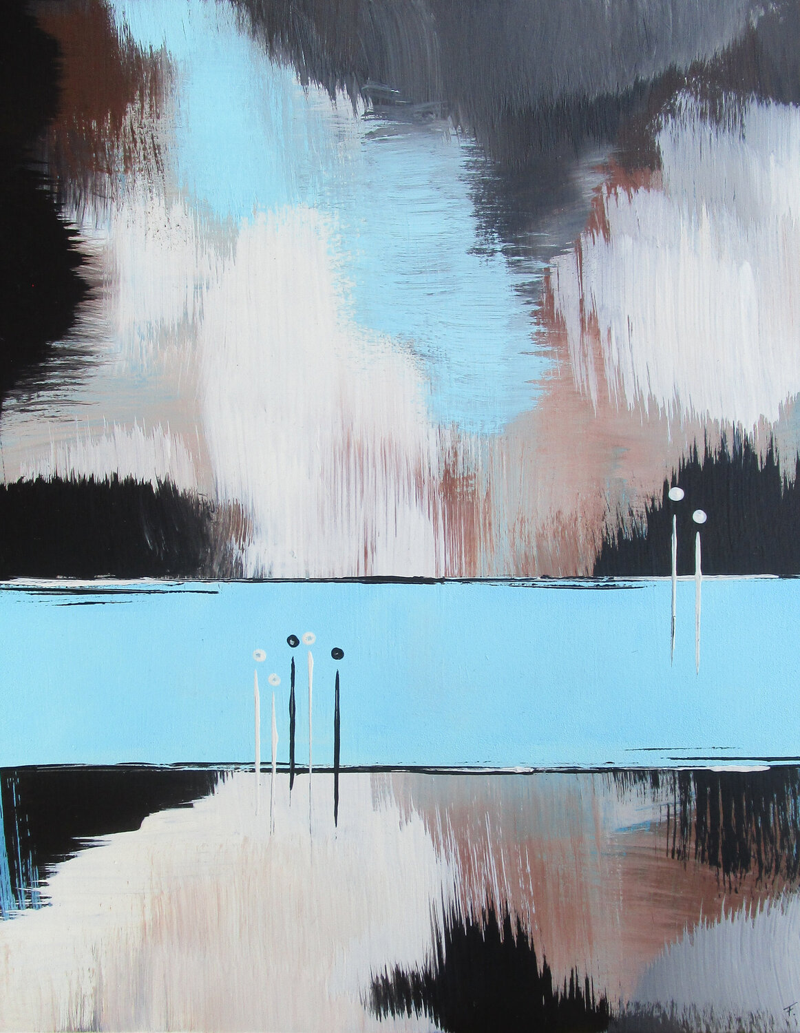 colorfield life 1 Kerstin Franz Original painting for sale