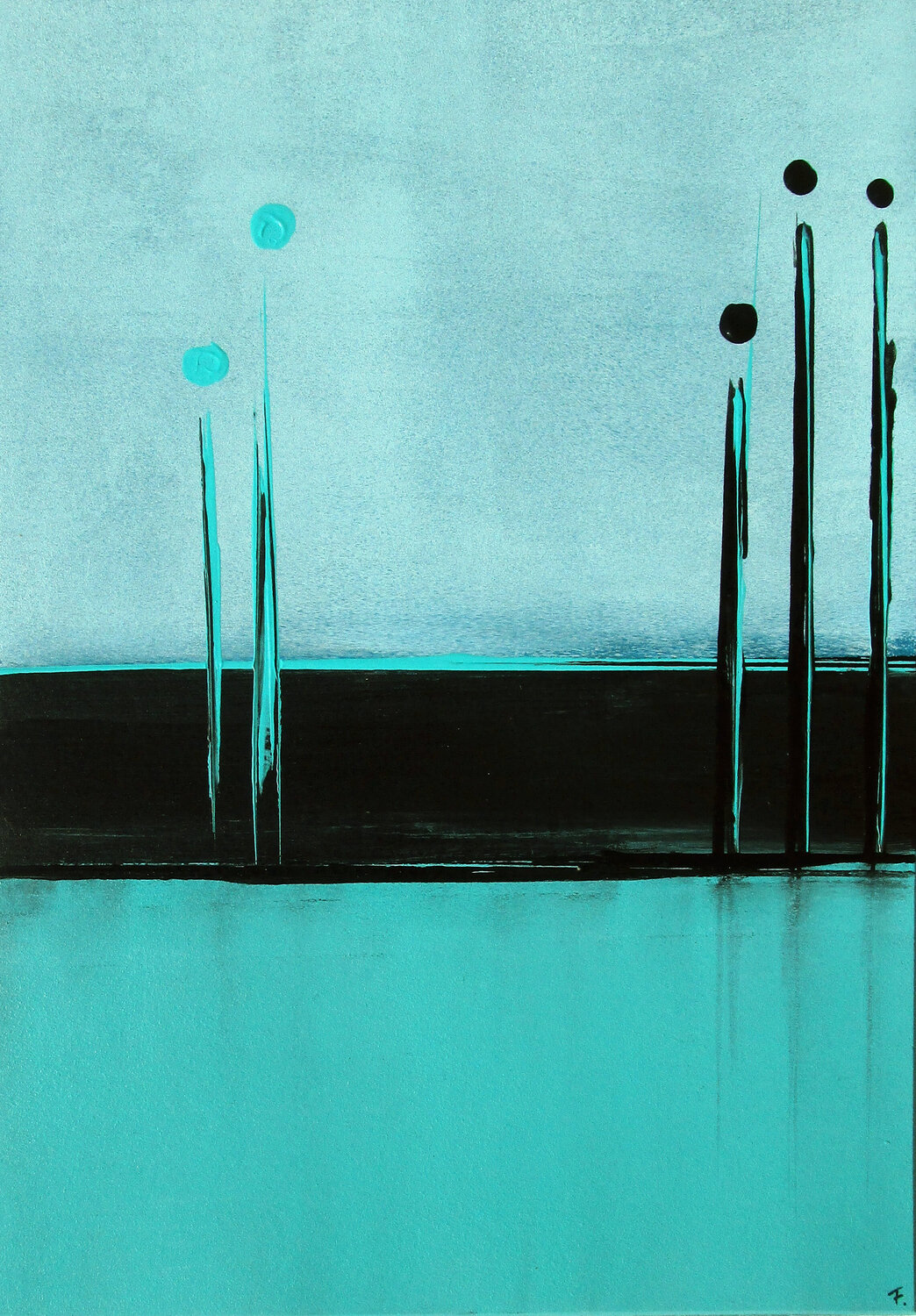 colorfield life 6 Kerstin Franz Original painting for sale
