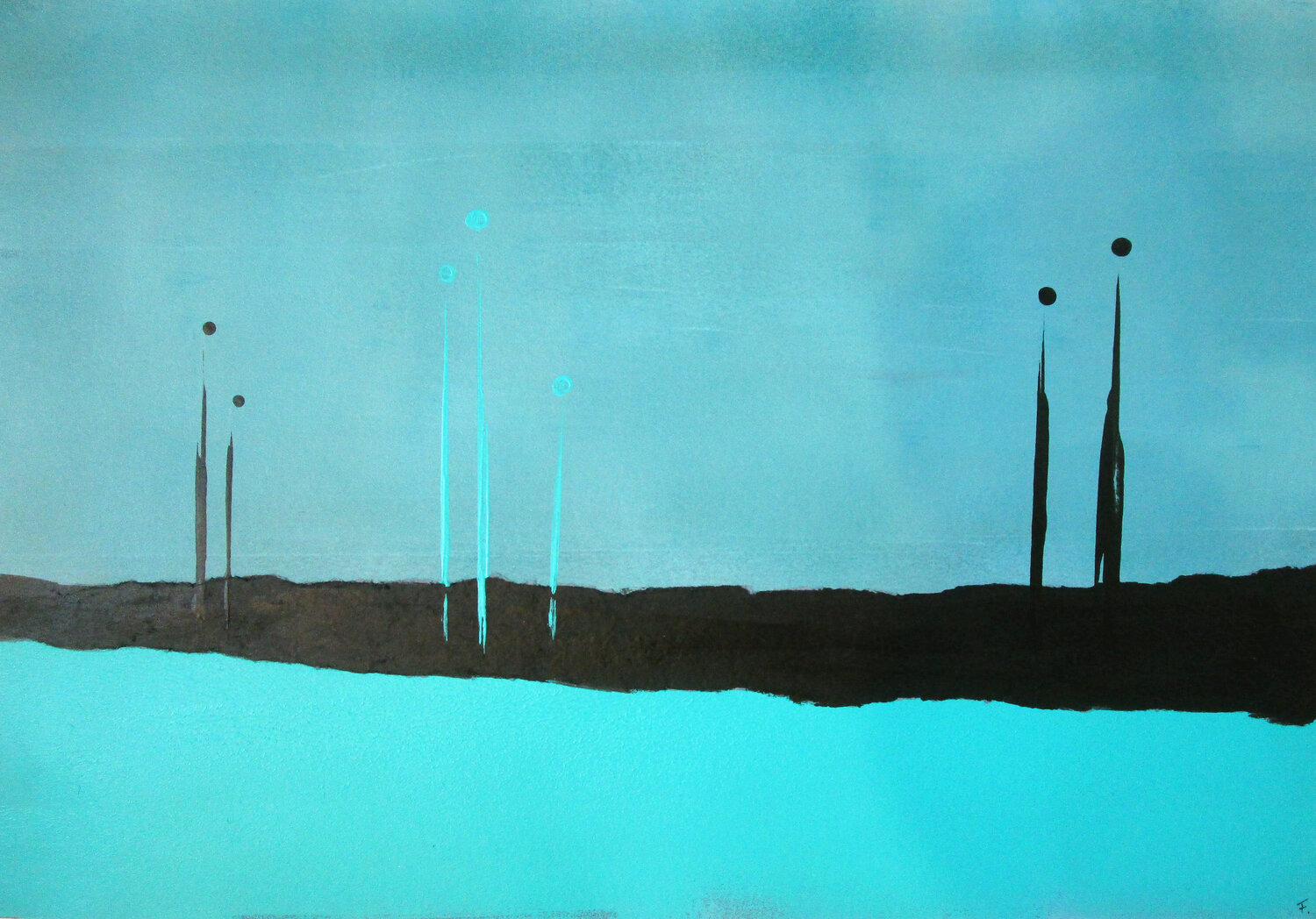 colorfield life 3 Kerstin Franz Original painting for sale