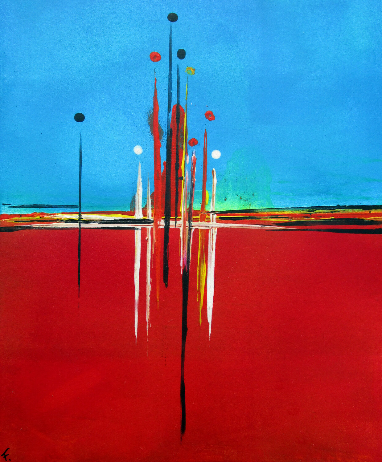 colorfield life 9 Kerstin Franz Original painting for sale