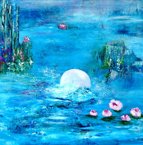 Die verlorene Perle by Blanka Mandel, Painting for Sale on Select