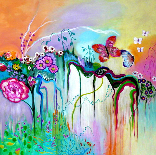 Von Freiheit und Wachstum by Blanka Mandel, Painting for Sale on Select