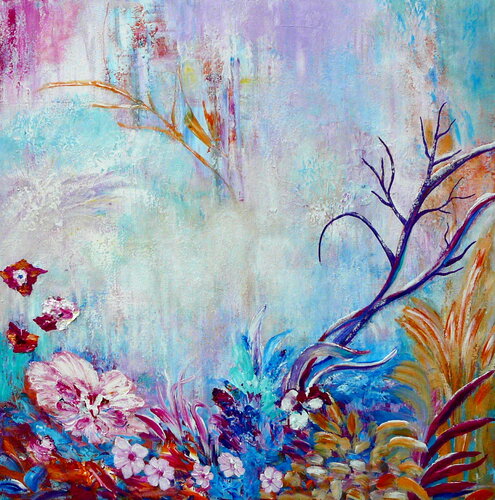 Winterbloom by Blanka Mandel, Painting for Sale on Select