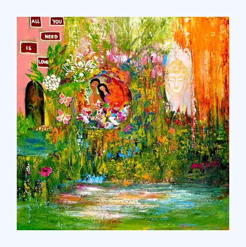 All you need is love by Blanka Mandel, Painting for Sale on Select