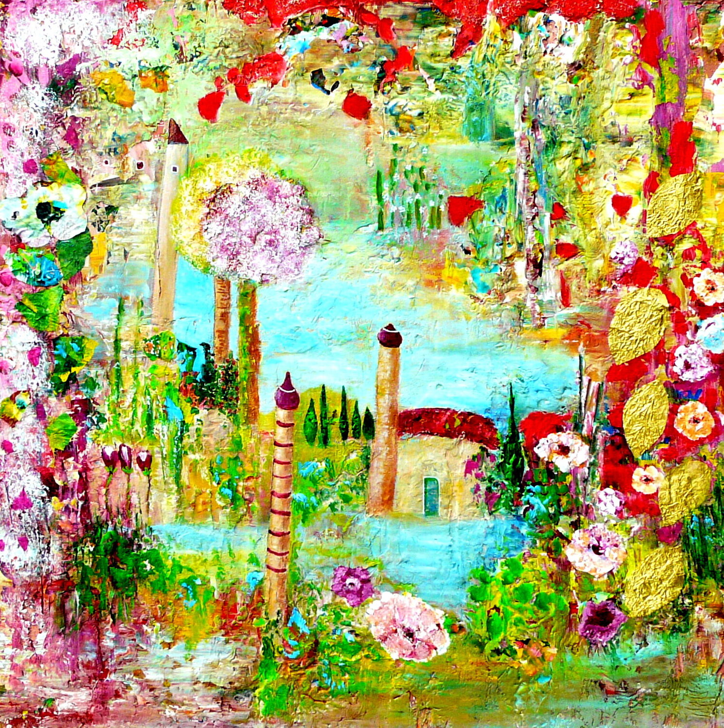 Aussicht (2) Blanka Mandel Original painting for sale