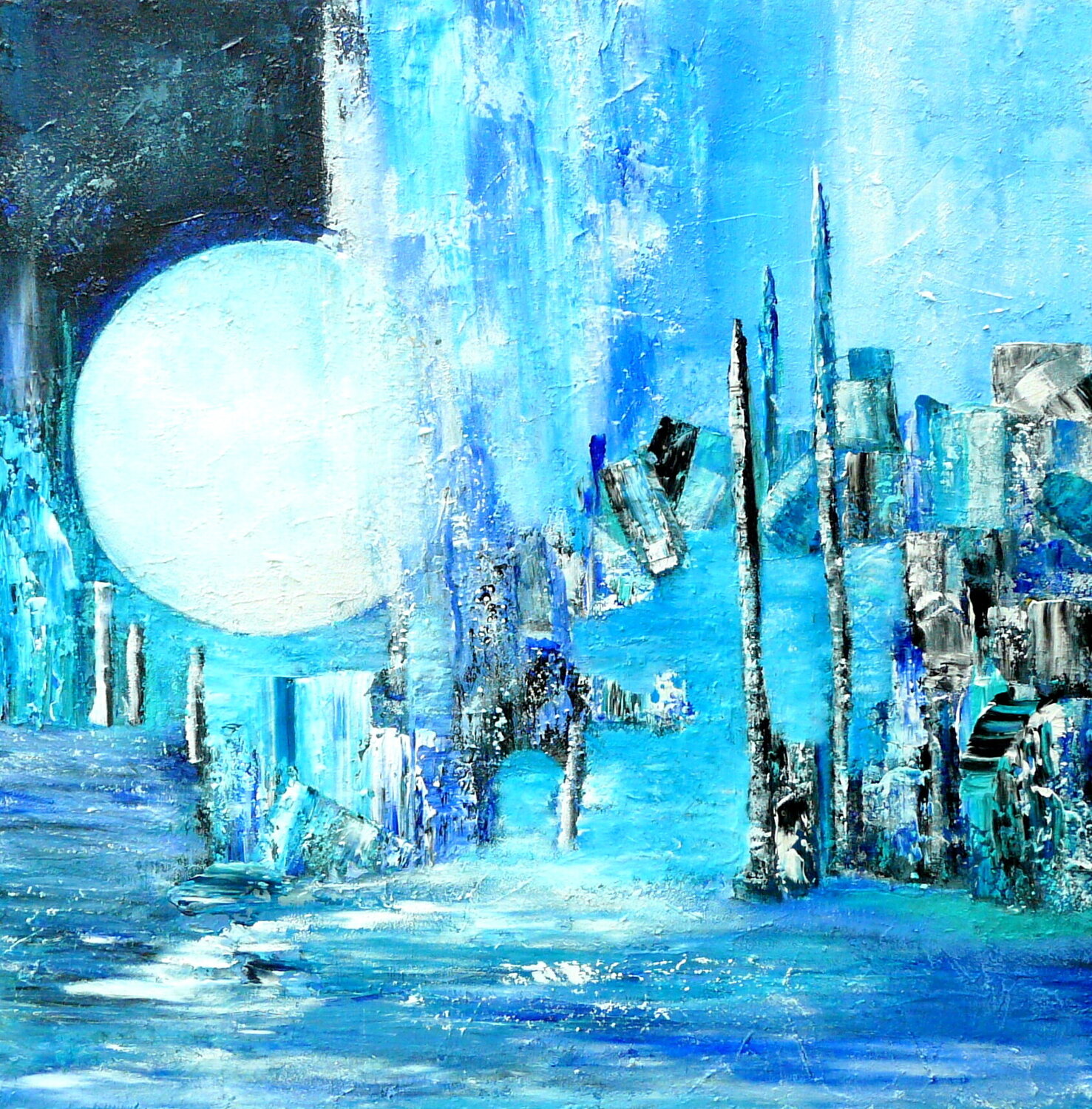 Melancholia Blanka Mandel Original painting for sale