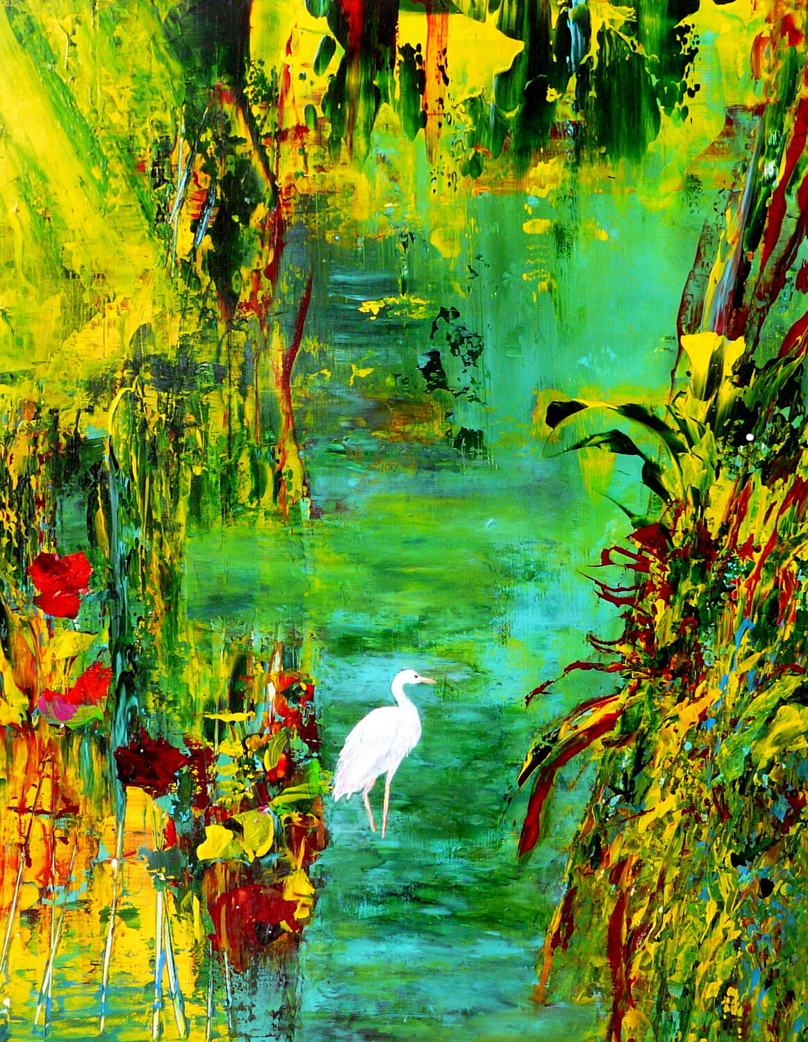 Aussicht Blanka Mandel Original painting for sale