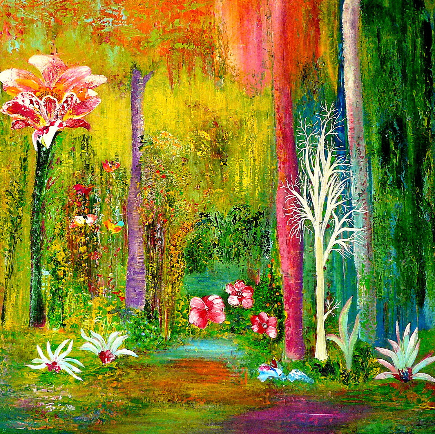 Mystical Place (11) Blanka Mandel Original painting for sale