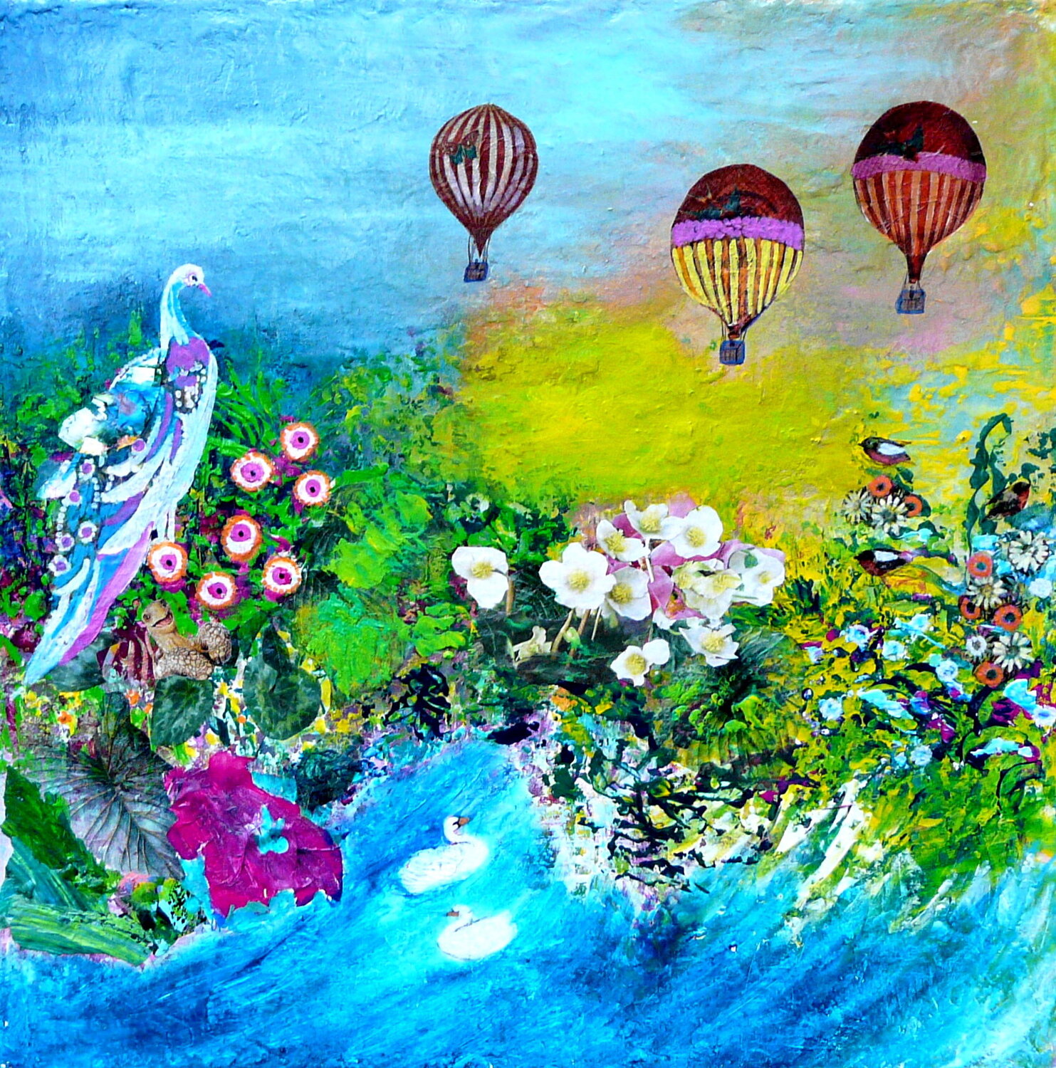 Sturm zur  Freiheit Blanka Mandel Original painting for sale