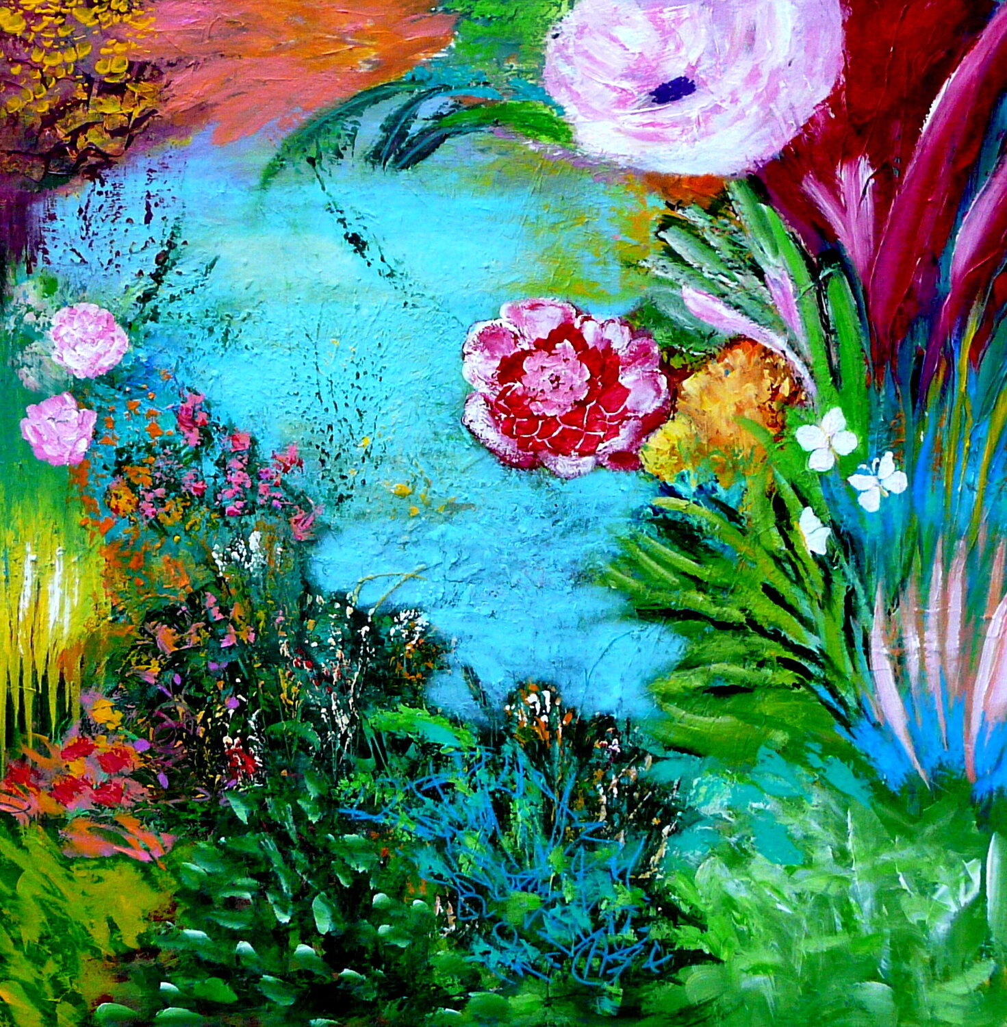 Geliebte Wildnis Blanka Mandel Original painting for sale
