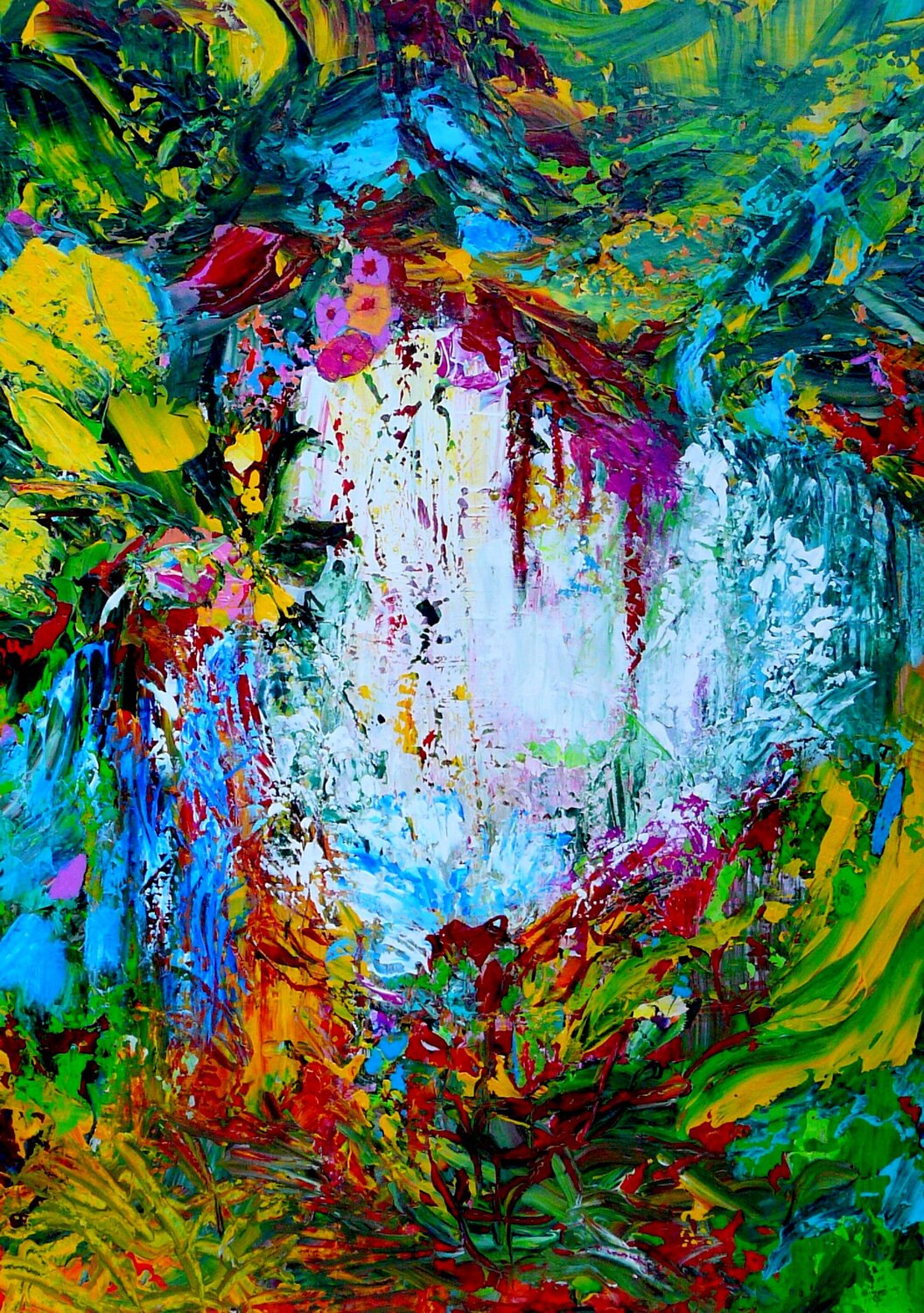 Looking forward Blanka Mandel Original painting for sale