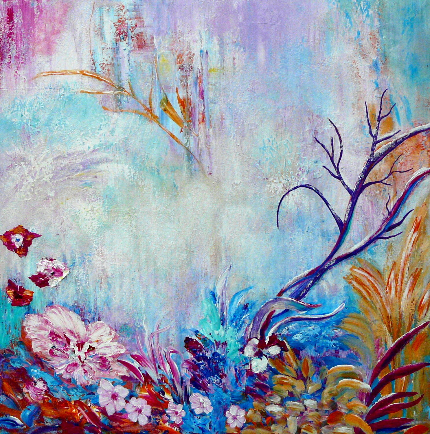 Winterbloom Blanka Mandel Original painting for sale
