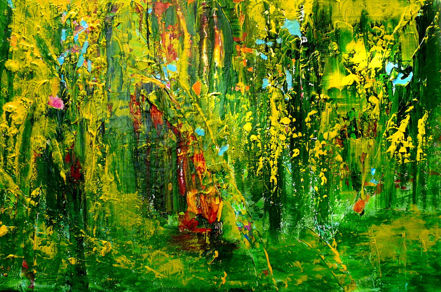 Mystical Place 66 Blanka Mandel Original painting for sale