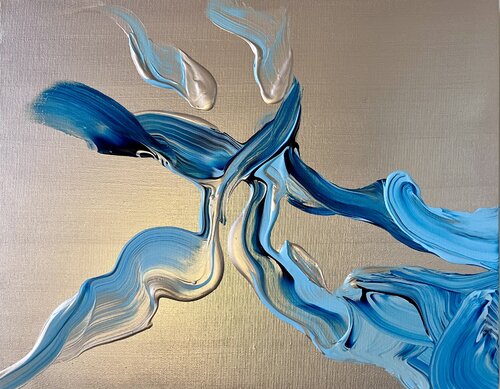 Sweet Caress by Yiannis Kaminis, Painting for Sale on Select