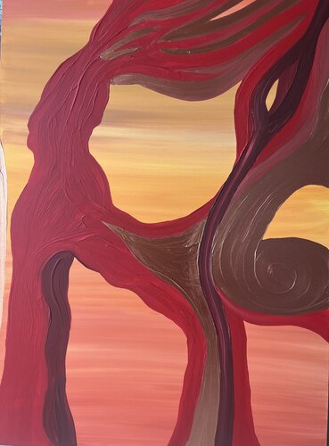 Warrior Will at Sunset by Yiannis Kaminis, Painting for Sale on Select