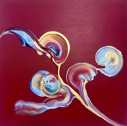Life Circles by Yiannis Kaminis, Painting for Sale on Select