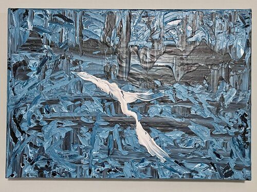 Letting Go by Yiannis Kaminis, Painting for Sale on Select