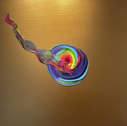 Inner Hug by Yiannis Kaminis, Painting for Sale on Select