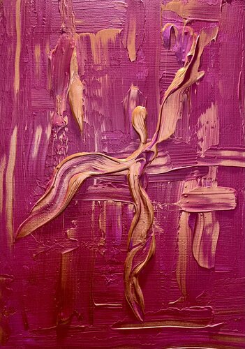Dancing with My Mirror I by Yiannis Kaminis, Painting for Sale on Select