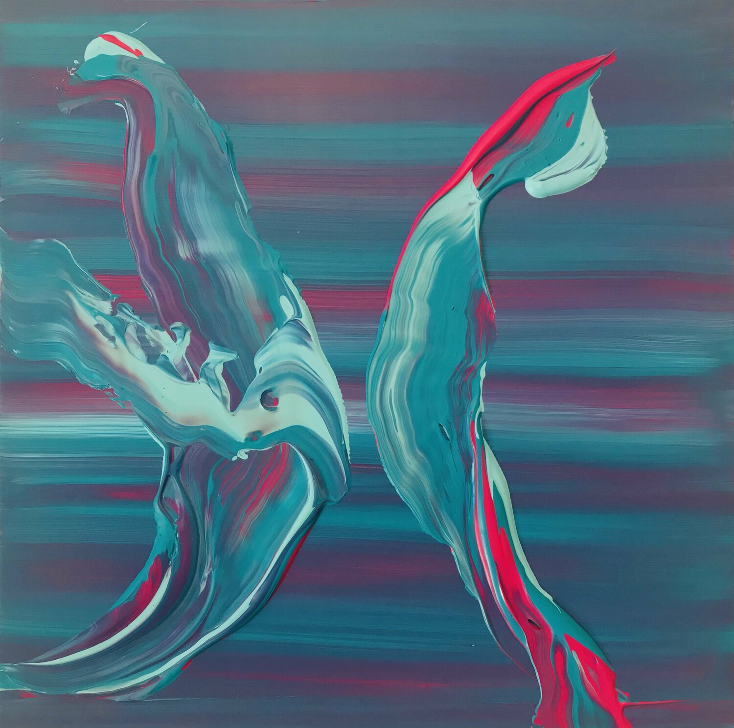 Destined Duo 1 Yiannis Kaminis Original painting for sale
