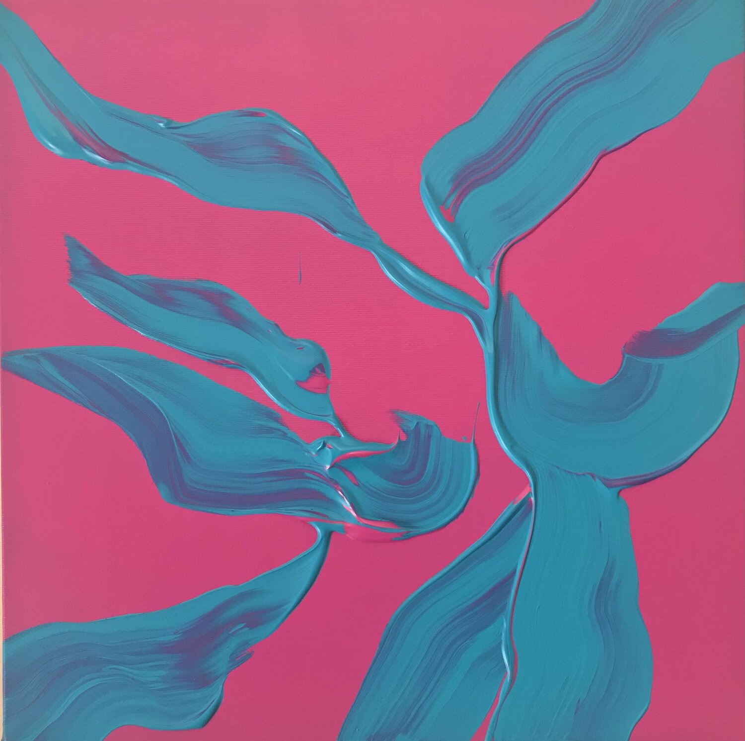 Destined Duo 3 Yiannis Kaminis Original painting for sale