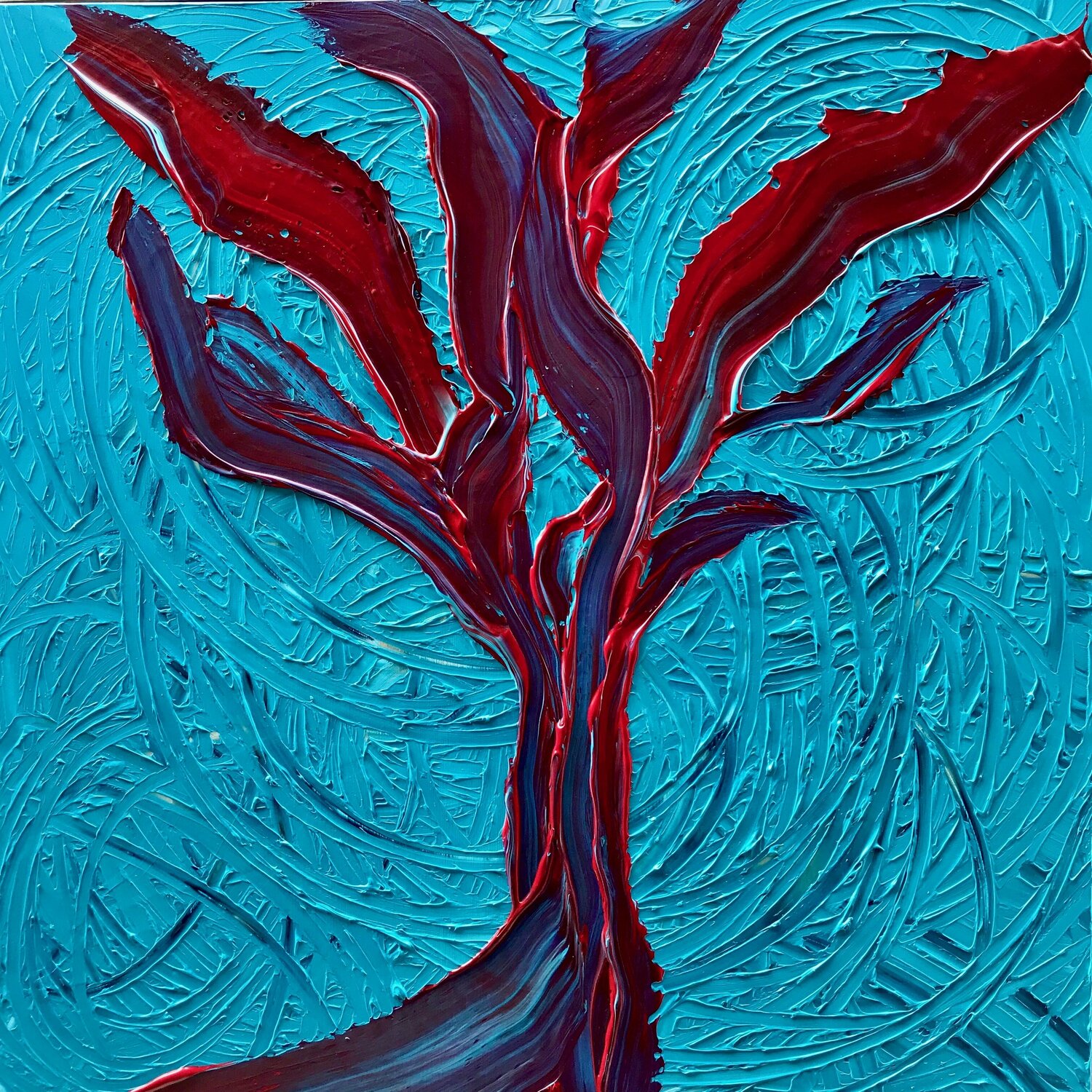 Tree Yiannis Kaminis Original painting for sale