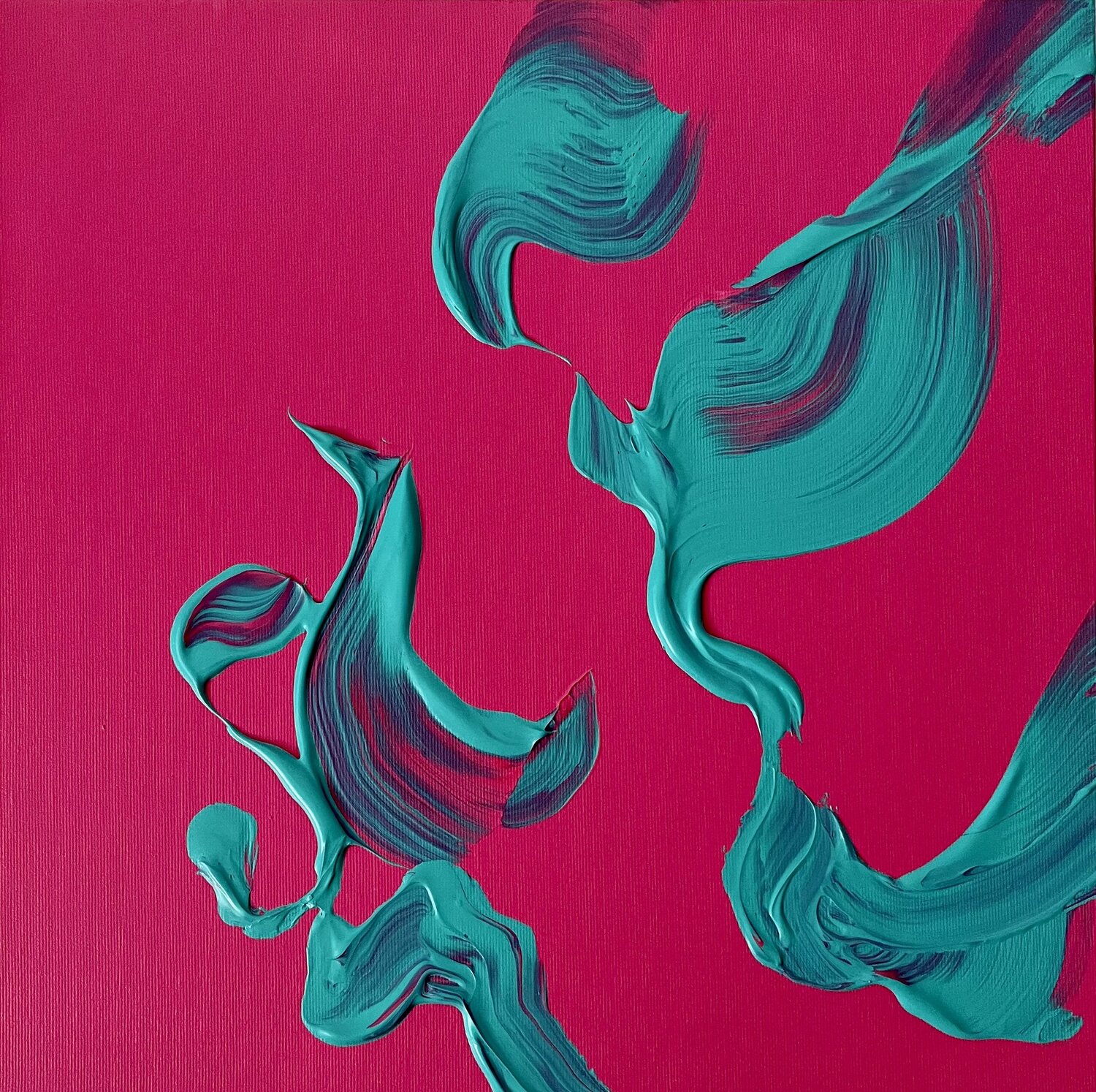 Destined Duo 4 Yiannis Kaminis Original painting for sale