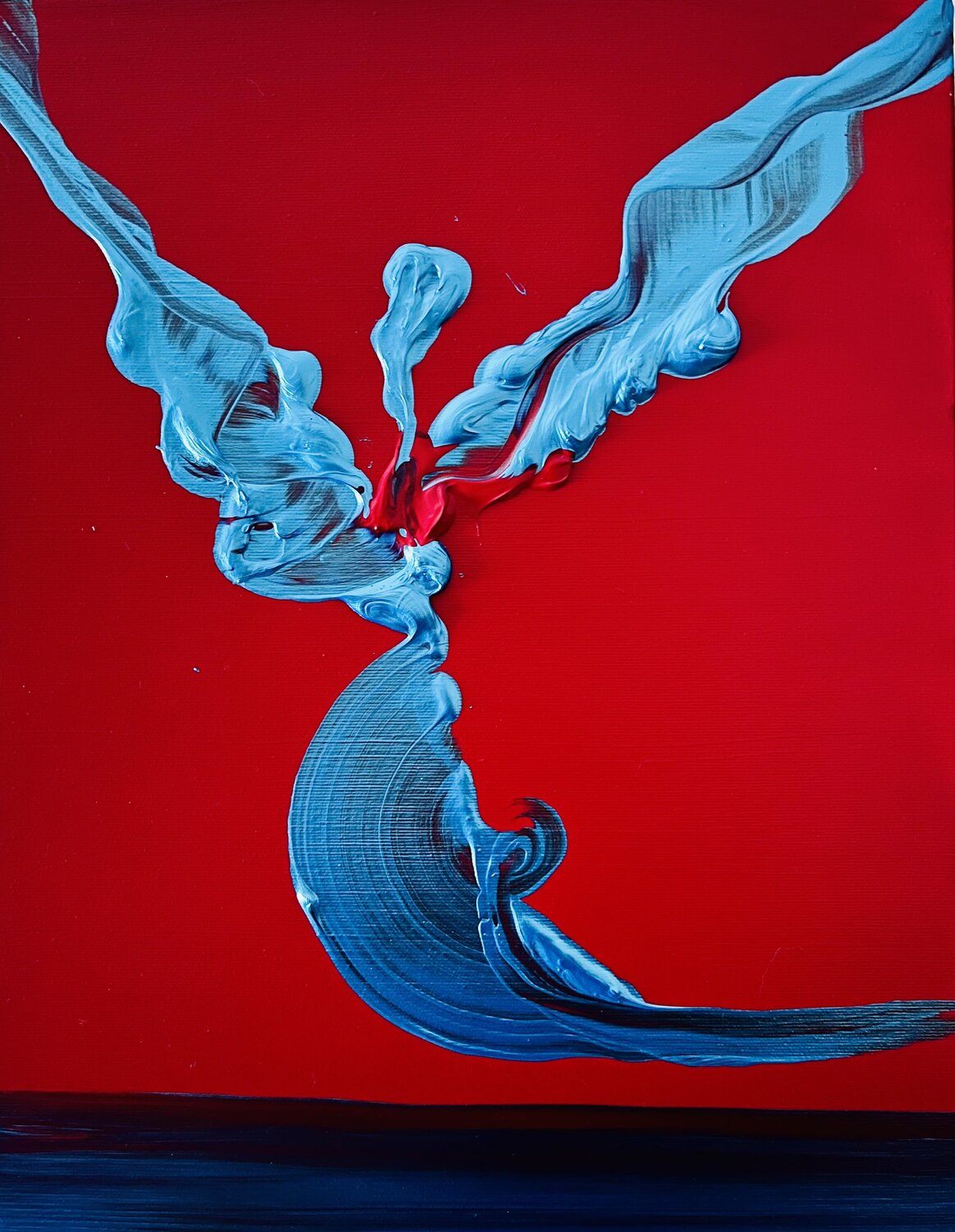 Energetic Yiannis Kaminis Original painting for sale