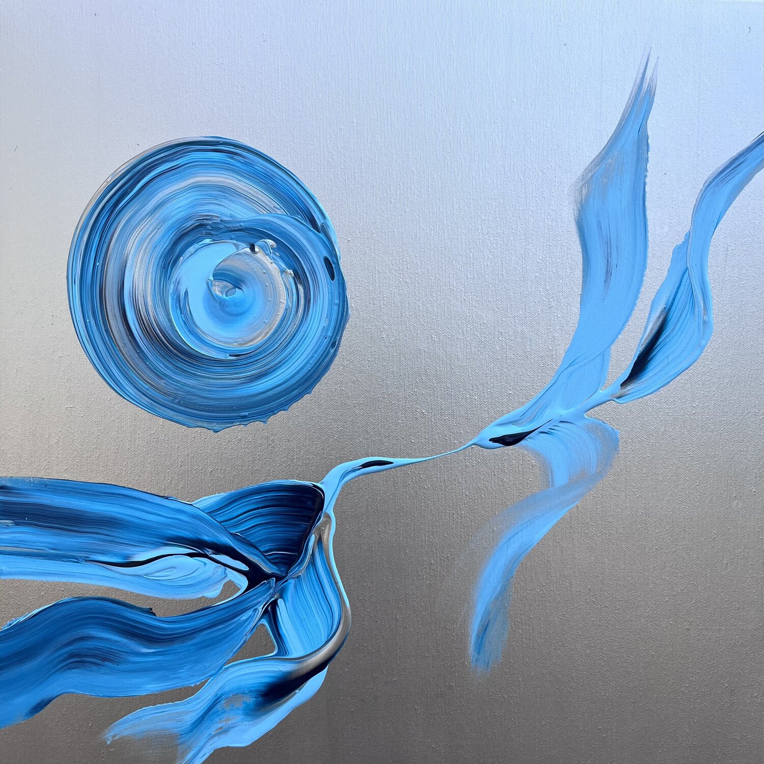 Birds of a Feather Yiannis Kaminis Original painting for sale