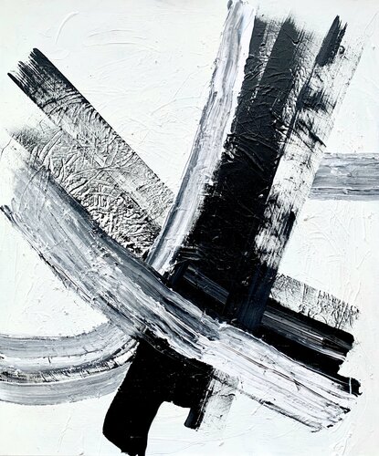 Equilibrium (Zen Study) by Krisztina Horvath, Painting for Sale on Select