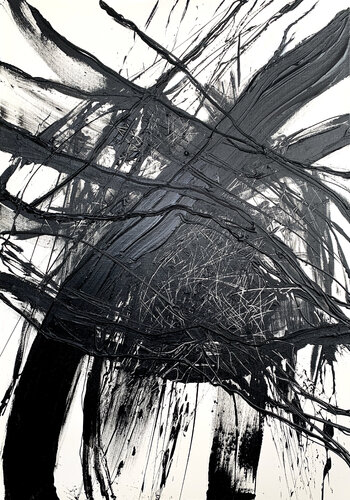 Nocturnes #18 by Krisztina Horvath, Painting for Sale on Select