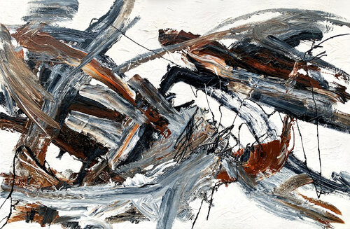 Donteatmeat (Zen Study) by Krisztina Horvath, Painting for Sale on Select